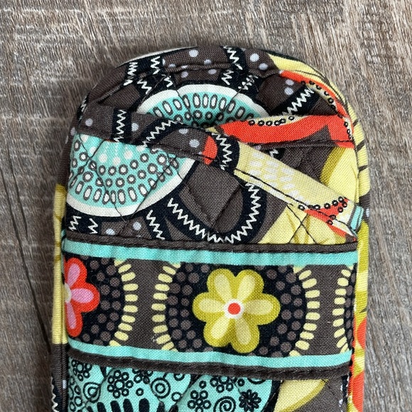 VERA BRADLEY Flower Shower Quilted Soft Eyeglass/ Sunglasses Case Double Pocket - Picture 7 of 11